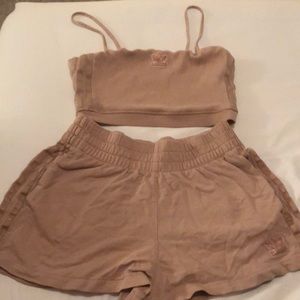 Adidas matching beige set